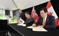 북미 첫 진출 한국전력, 에너지환경사업 캐나다에 전수