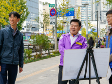동대문구, 경동시장사거리 불법 노점 철거 후 차로 확장