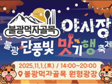 은평구, ‘불광 단풍빛 맛기행’ 축제로 풍성한 가을 열어