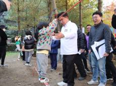 [ 마포포토] 숲에 피어난 아이들 웃음꽃...마포구 유아숲 가족축제