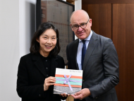 최호정 의장, 독일 콘라드 아데나워 재단 한국사무소 대표 접견