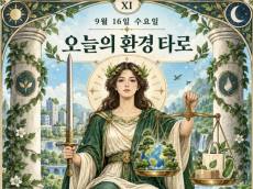 [ESG 카드뉴스] 9월 16일, 오늘의 환경 타로 … ‘정의(Justice)’