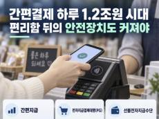 간편결제 하루 1.2조원 시대, 편리함만큼 ‘돈의 안전장치’도 커져야