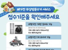 낡은 냉장고부터 휴대전화까지, 폐가전은 집 앞에서 무료로 거둔다