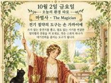 10월 2일 금요일, 오늘의 환경 타로는 ‘마법사(The Magician)’
