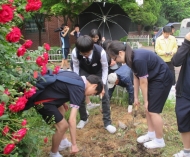 신수중학교 '꽃 피는 학교 만들기’ 도전