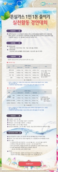 2015년 온실가스 1인 1톤 줄이기 실천활동 경연대회 개최