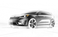 기아차, 하이브리드 소형 SUV ‘니로’ 렌더링 이미지 공개