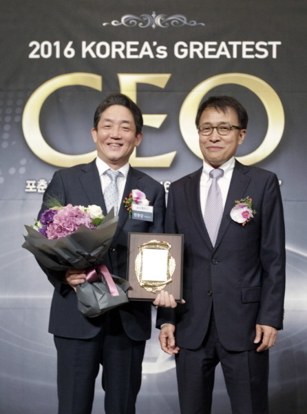농심켈로그 대표이사,‘2016 대한민국 CEO 대상’ 수상