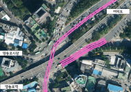 서울시, 갈팡질팡 교차로…분홍색 주행유도선 설치