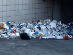 서울중구청, 쓰레기관리 엉망에 눈살