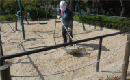 도봉구, 공원내 모래놀이터 29곳 살균 소독