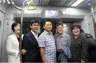 서영진교통위원장, 노원구청장 및 구민들과 우이신설 도시철도 시승식 참석