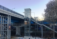 용산구, 용산가족공원 앞 보도육교 엘리베이터 준공
