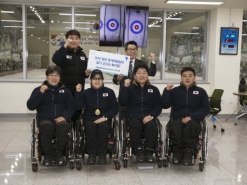 KOEM, 평창 동계패럴림픽 선수단 격려