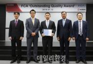 핸즈코퍼레이션, 2년 연속 FCA 우수협력업체 선정