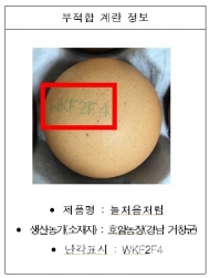 경남 거창 생산·유통 계란 전량 회수·폐기 조치
