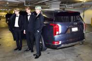 방탄소년단, 팰리세이드 타고 美 그레미 어워즈 참가
