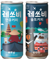 롯데칠성으료,‘레쓰비 연유커피&#8729;솔트커피’ 출시