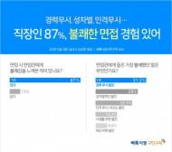 성인 10명 중 9명, "면접 시 불쾌감 느낀 적 있어"