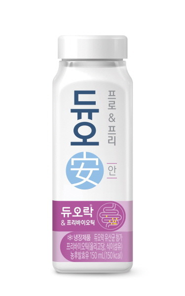 서울우유협동조합, 신바이오틱스 장 건강 발효유 ‘듀오安(안)’