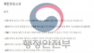 행안부 집중호우 대비  중앙재난안전대책본부 1단계 가동