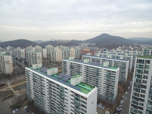 5년 연속 아파트 태양광 대여사업 1호 착공