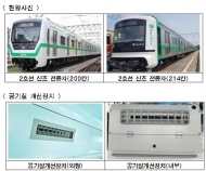 지하철 노후전동차, 친환경 내장재 사용 신형으로 교체