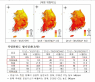 환경부, 향후 10년 우리나라 폭염 위험도 ... 33℃이상