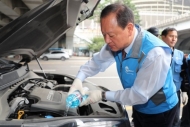 추석맞이 자동차 무상점검 직접확인한 마포구청장