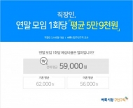 직장인 연말 모임 1회당 평균 5만9000원 지출
