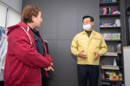 [포토]  성장현 용산구청장... 관내는 내가 방역한다