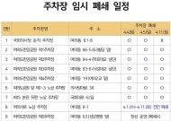 “토,일요일에 벚꽃놀이 오지 마세요”… 한강공원 주차장 폐쇄