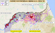 멧돼지 폐사체 2개체에서 아프리카돼지열병 바이러스 검출