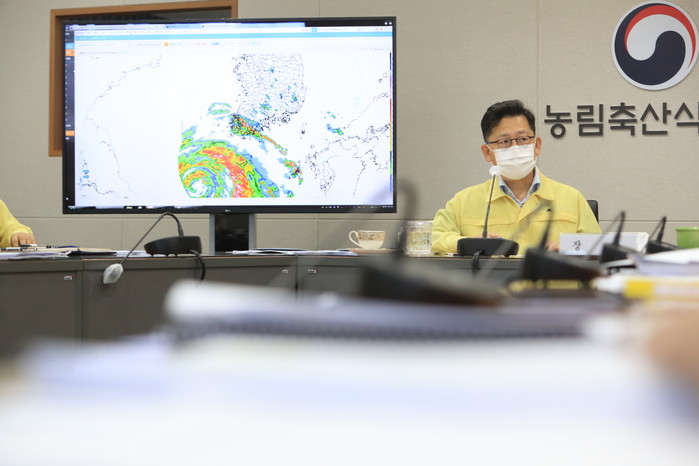 농식품부장관, 제8호 태풍‘바비’대응상황 긴급점검회의