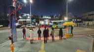 금천구 바닥신호등... 보행자 안전환경거리유지