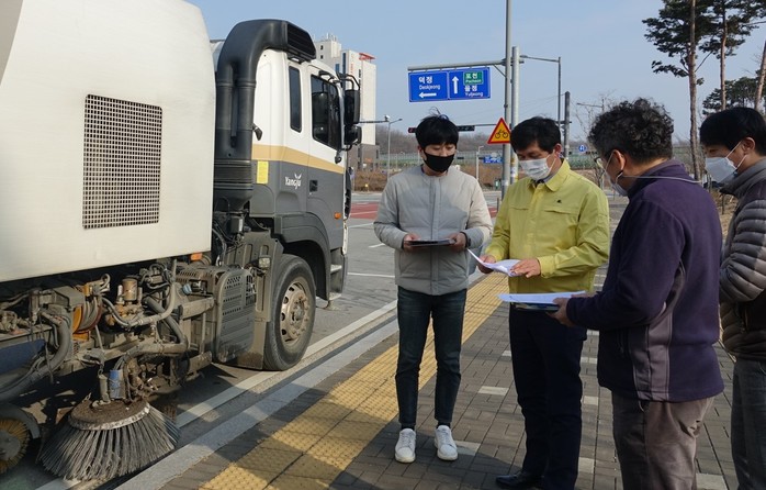 한강청장, 고농도 시기 도로 미세먼지 실태 환경점검