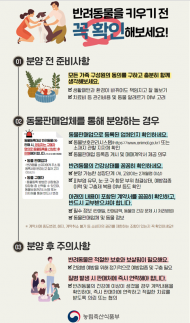 반려동물 영업장 하반기 합동점검 결과...71개소 중 43개소 동물보호법 위반 환경적발