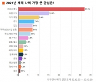 "2020년 나를 가장 슬프게 한 것" 질문에 '코로나 불안' 49.3%