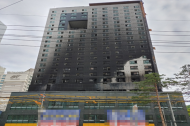 남양주 도농역 인근 오피스텔 신축 현장서 화재…근로자 1명 사망·18명 경상