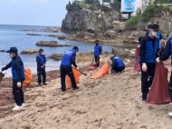 해양환경공단 동해지사... 바다의 날 기념 해양 환경정화활동