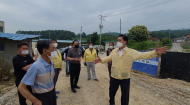송석준 의원, 장마 대비해 이천시 수해복구 현장 찾아 환경 상황 점검