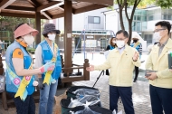 환경부 차관, 은평구 재활용품 품질개선 사업 현장 방문