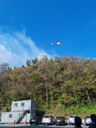 경북 경산시 하양읍 산불 발생...0.06ha 태우고 1시간 10분만 진화 완료