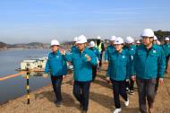 송미령 장관, 충남 당진 전대저수지 현장 환경점검
