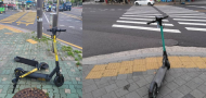 은평구, 불법 주‧정차된 공유 전동킥보드 직접 환경정리 나서