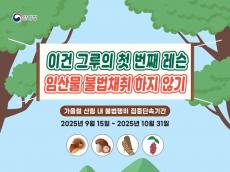 산에서 임산물 절취하고 쓰레기 버리다 적발되면 어떻게 될까?