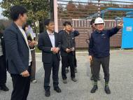 홍동곤 한강유역환경청장,  동절기 대비 이천 공공하수처리장 안전관리 실태 현장점검