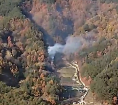 산림당국 경북 봉화 산불 진화 완료.. 진화자원 신속히 투입하여 산불발생 70분 만에