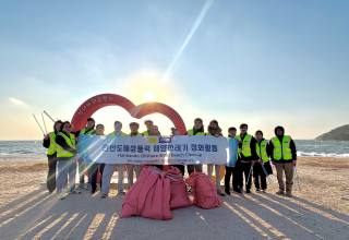 한반도해상풍력, 인천 선녀바위해수욕장에서 해변정화활동 실시